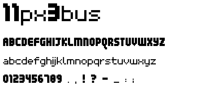 11px3bus font
