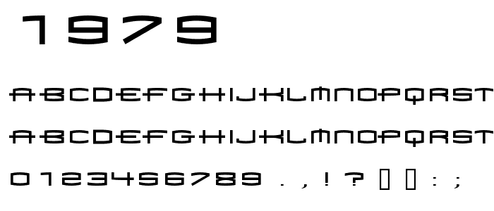 1979 font