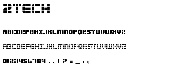 2Tech font