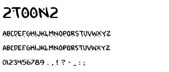 2Toon2 font