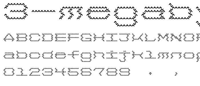 3 Megabytes font