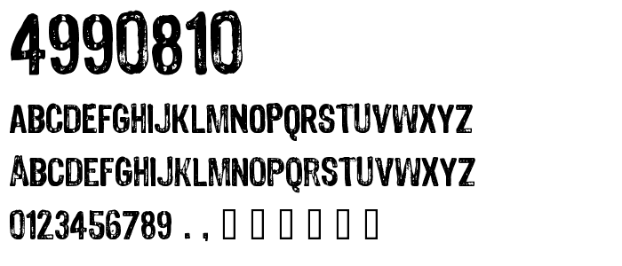 4990810 font