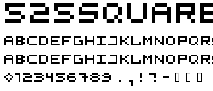 525square font