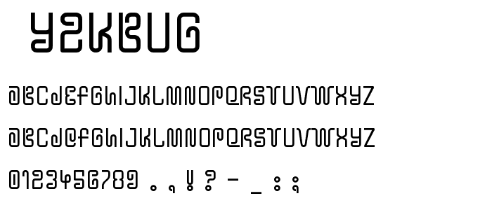 !Y2KBUG font