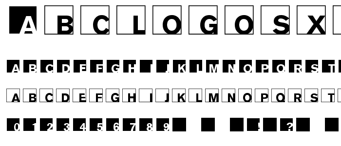 ABCLogosXYZ-Bold font