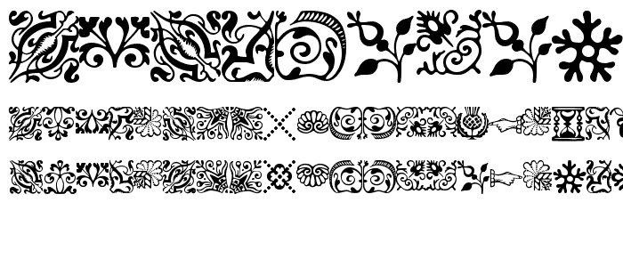 ACaslonOrnamentsModified font