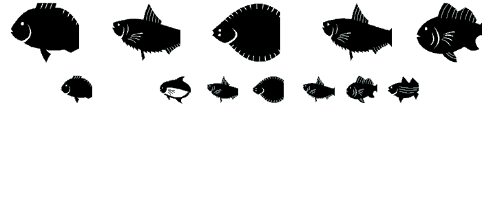 AEZ fishie fishie font