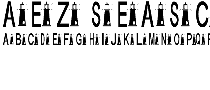 AEZ seascape font