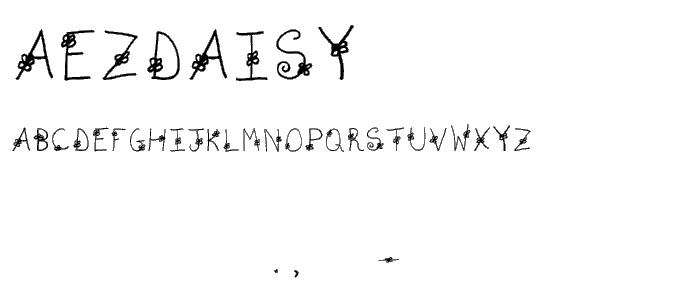 AEZdaisy font