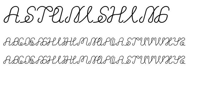 ASTONISHING font
