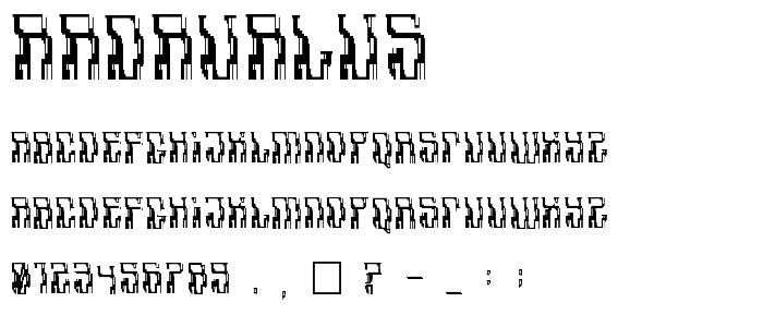 Aadavalus font