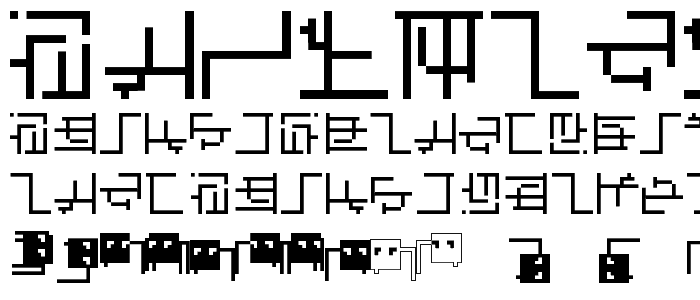 AbstractaGrid font