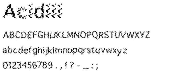 AcidIII font