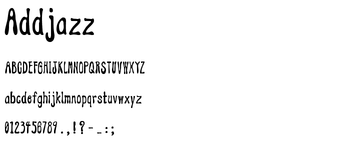 AddJazz font