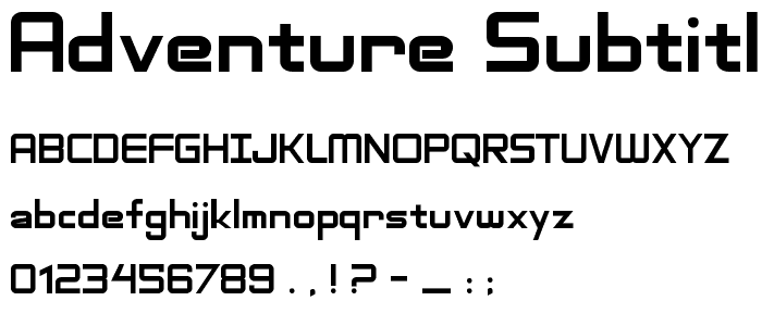 Adventure Subtitles police