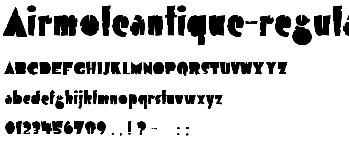 AirmoleAntique-Regular font