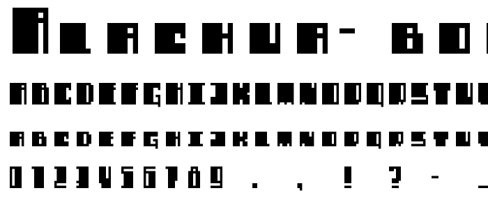 Alachua Bold font