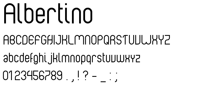 Albertino font