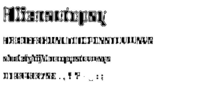 AlienAutopsy font