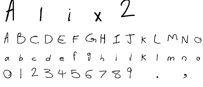 Alix2 font