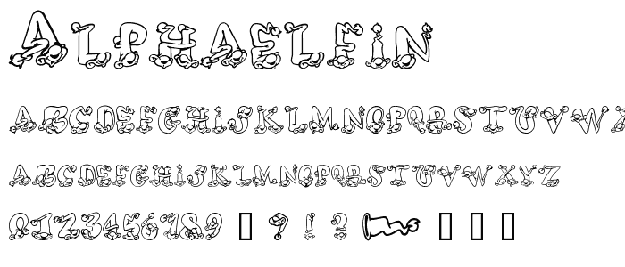 AlphaElfin font