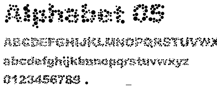 Alphabet_05 font