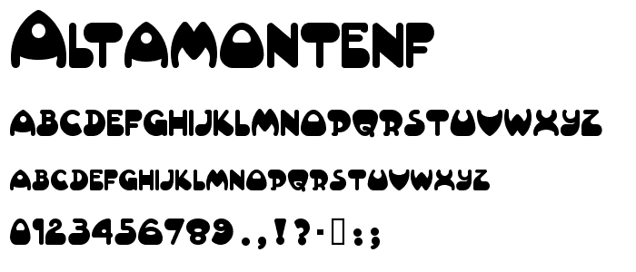 AltamonteNF font