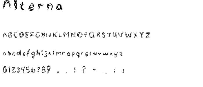 Alterna font