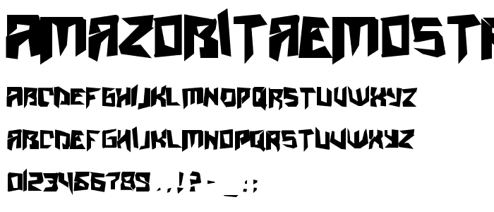 AmazObitaemOstrovCrazy_ font