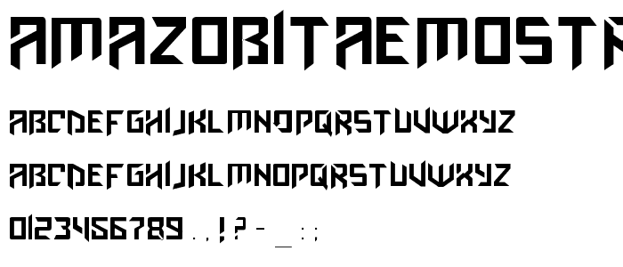 AmazObitaemOstrovFine font