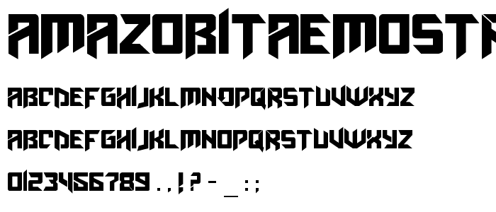 AmazObitaemOstrovV 2 font