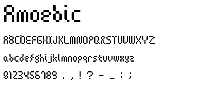 Amoebic font