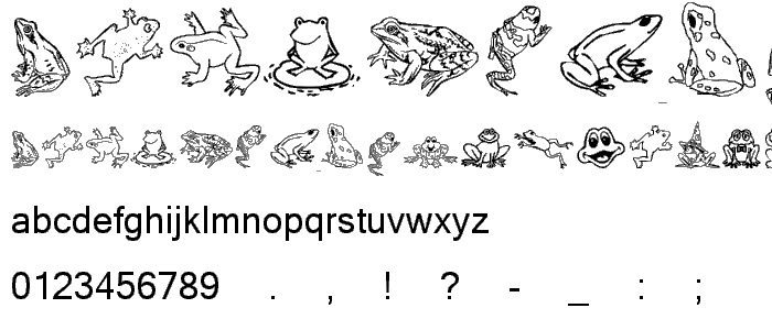 Amphibia font
