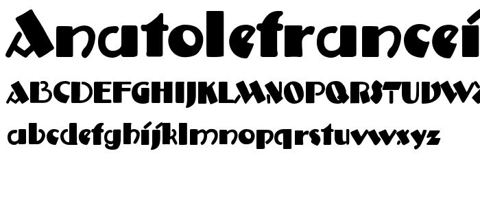 AnatoleFranceiFNormal font