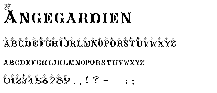 AngeGardien font