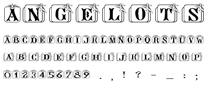 Angelots font