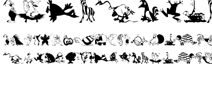 AnimalComedians font