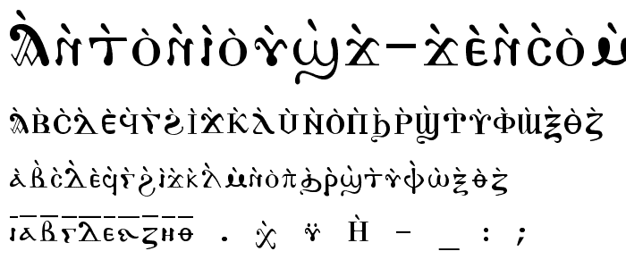 AntoniousJ Jencom font