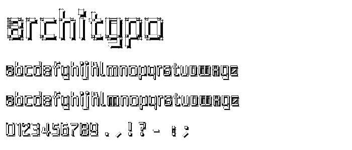 Architypo font