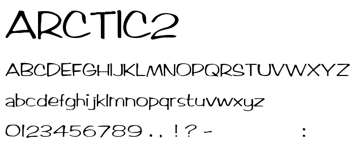 Arctic2 font