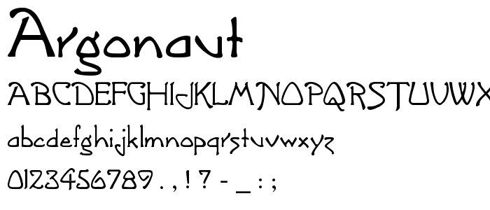 Argonaut font