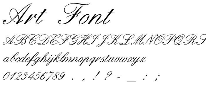 Art font