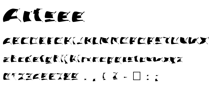 Artsee font