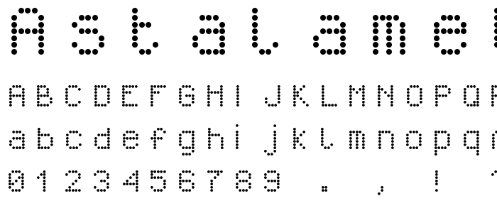 AstalametPure font