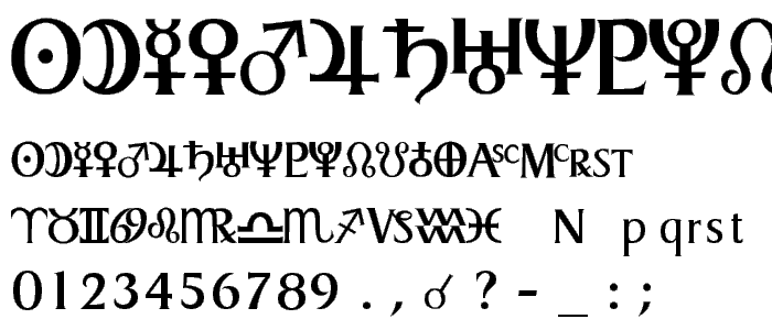 AstroGadget font