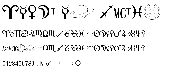 Astro-SemiBold font