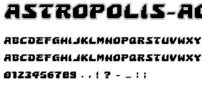 Astropolis Academy font