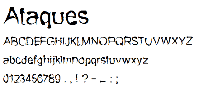 Ataques font