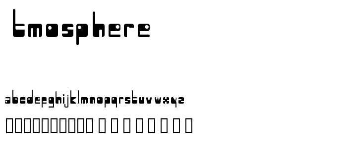 Atmosphere font