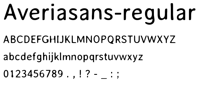 AveriaSans-Regular font